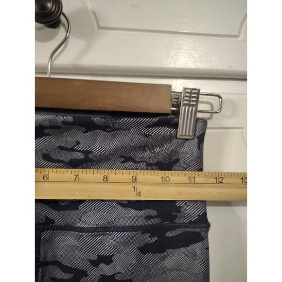 Zyia Active Womens Blue Gray Camo Soft Mid Rise Leggings Size 4 - Picture 5 of 6